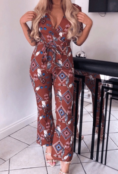 Rust Jumpsuit - Picture 2 of 5